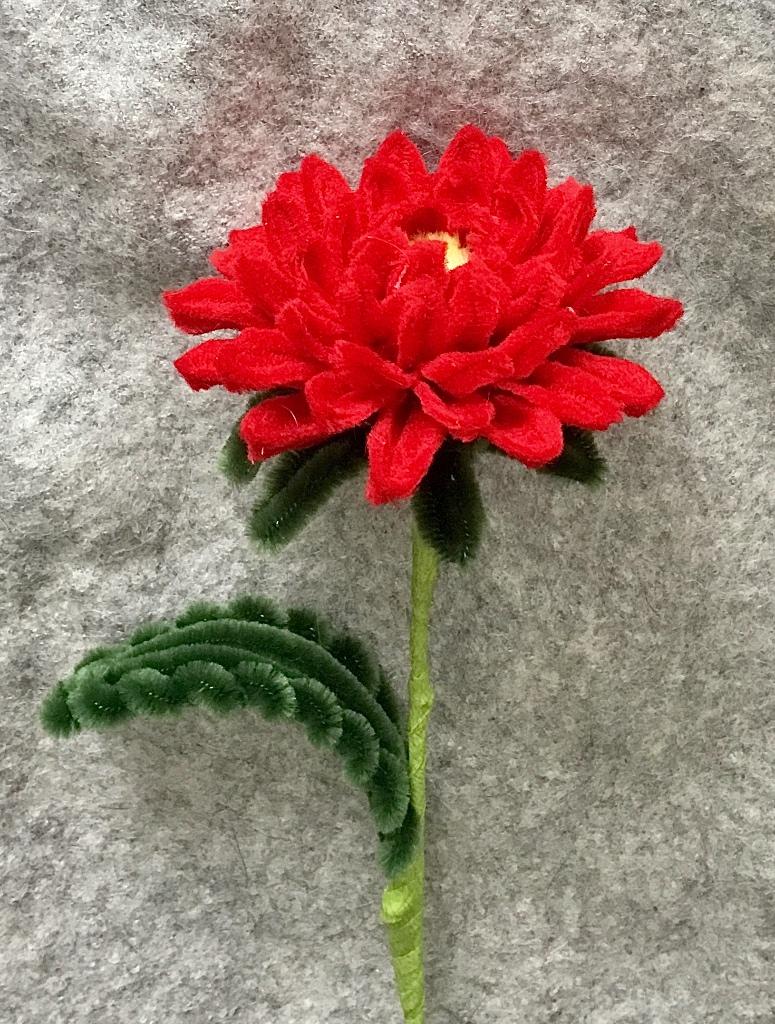 Pijpenragers dahlia bloementak 86 A, Verzenden, Nieuw, Handgemaakt