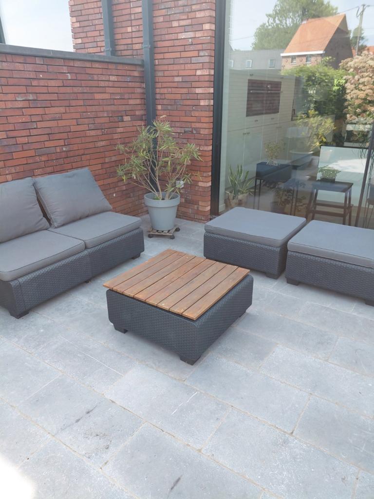 Tuinset lounge, Tuin en Terras, Ophalen, Kunststof, Tuinset