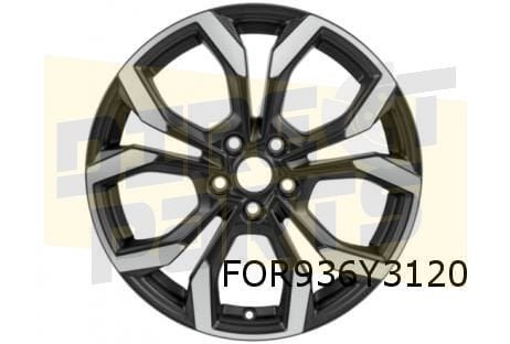 Ford Puma velg alu. 7J x 18" 5 x 2-spaaks design (matzwart g, Neuf, -, Véhicule de tourisme, -