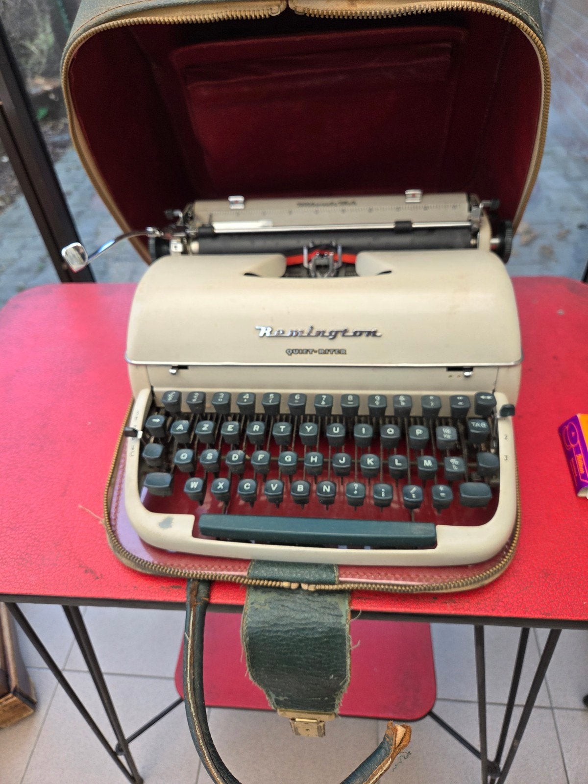 typmachine remington, Ophalen