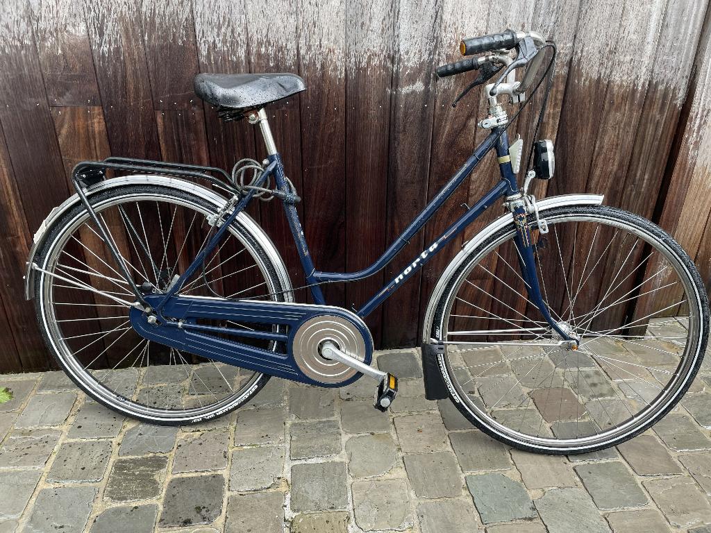 damesfiets, Ophalen