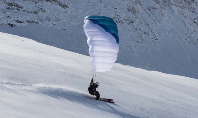 Speedfly en speedriding wing, Ophalen, Zo goed als nieuw, Scherm