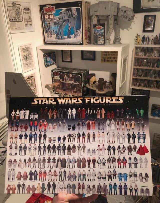Cadre figurines star wars vintage, Enlèvement ou Envoi, Comme neuf