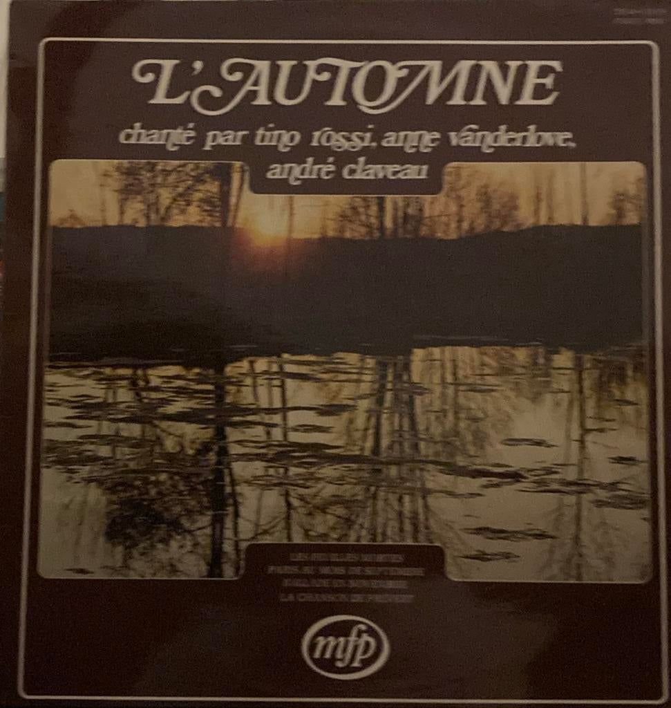 L’automne chanté par rossi, vanderlove, claveau lp, Enlèvement ou Envoi, Comme neuf