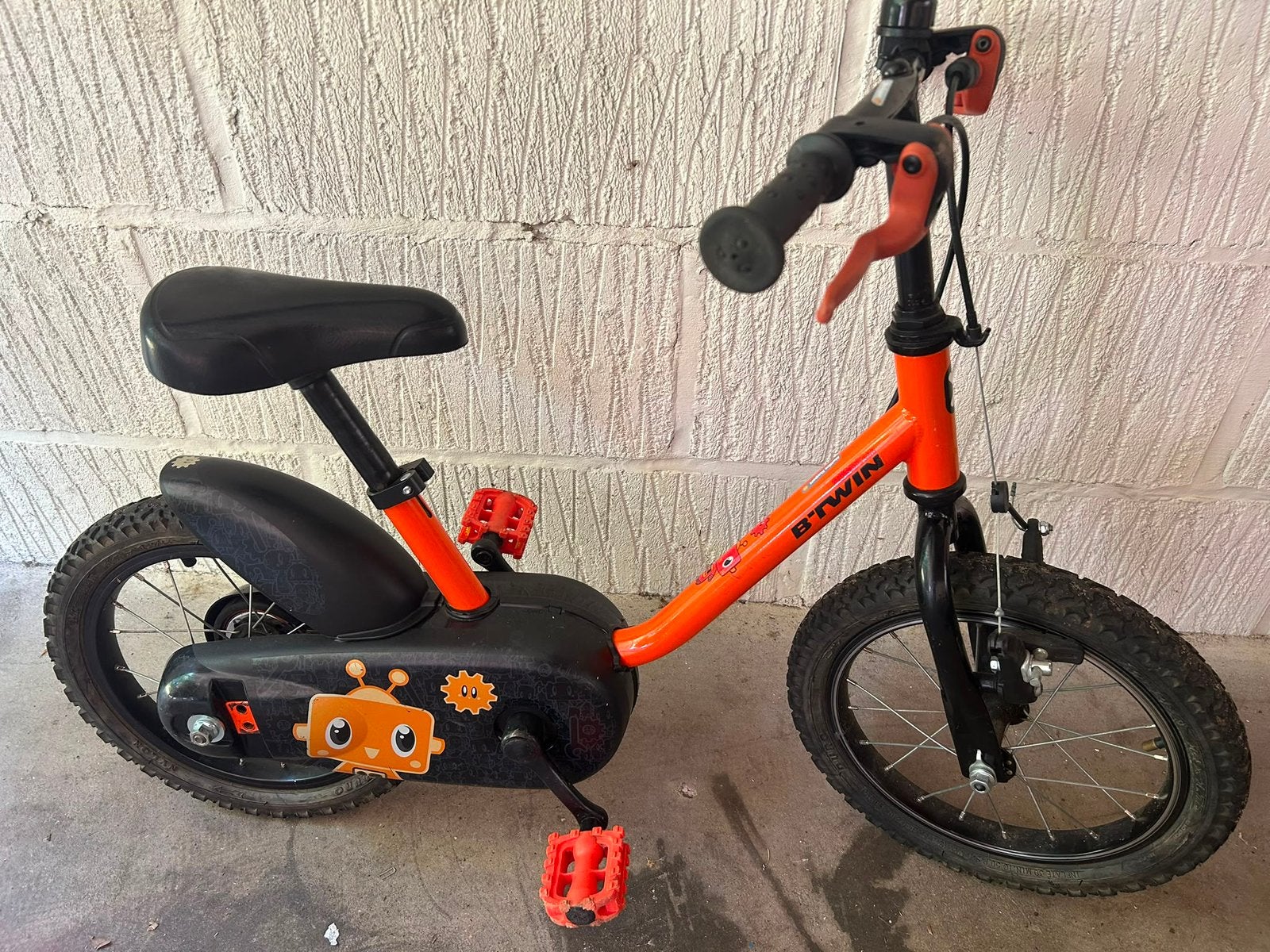 Kinderfietsje jongen, Fietsen en Brommers, Fietsen | Kinderfietsjes, Ophalen, Zo goed als nieuw, Zijwieltjes