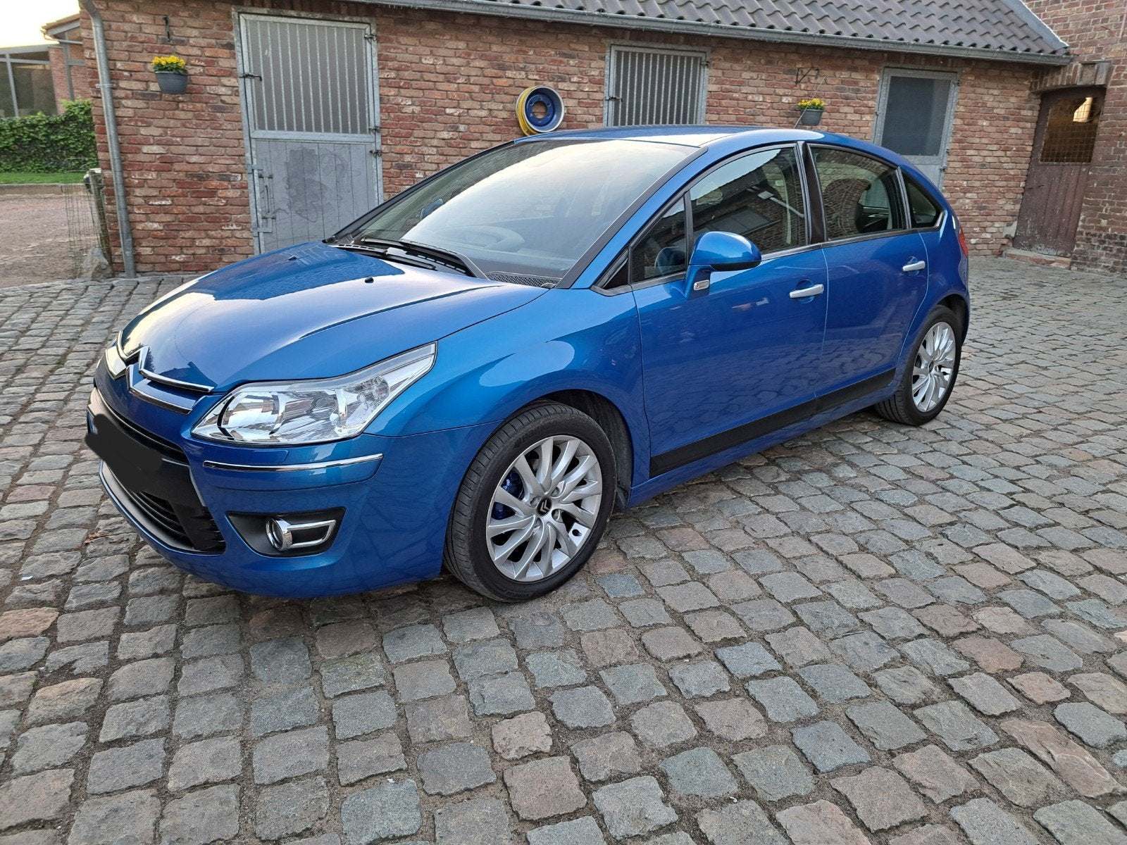 Citroën c4 1.6 hdi 2009 exclusive topstaat !!!, Auto's, Zwart, Blauw, Verwarmde buitenspiegels, 5 deurs
