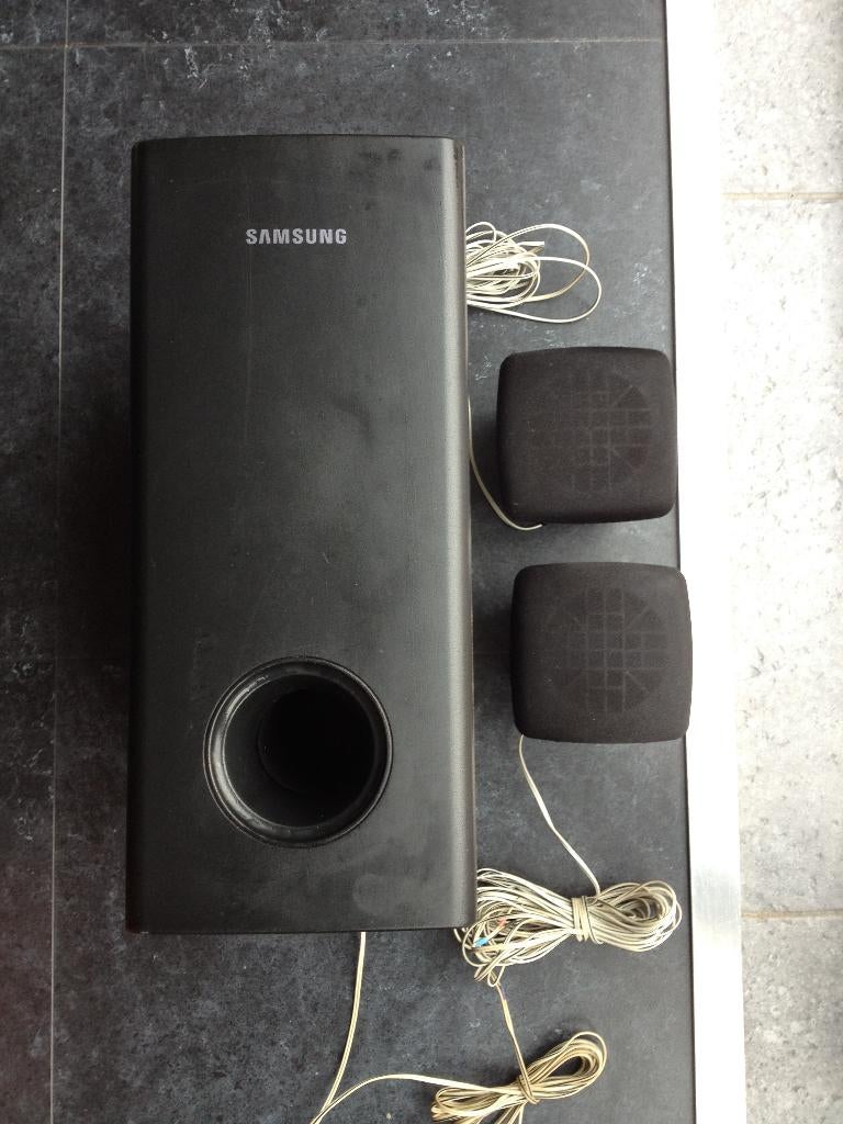 Samsung subwoofer PS-WZ120+2 kleine PSR2 120, Audio, Tv en Foto, Luidsprekerboxen, Ophalen of Verzenden, Zo goed als nieuw, Subwoofer
