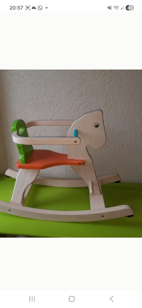 Mooi houten schommel paardje, Ophalen