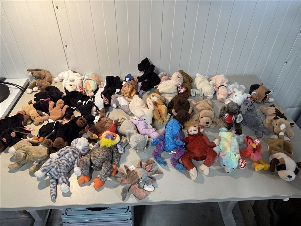 47 knuffels Ty Beanie Babies Collection bundel, Kinderen en Baby's, Ophalen of Verzenden, Zo goed als nieuw, Ty