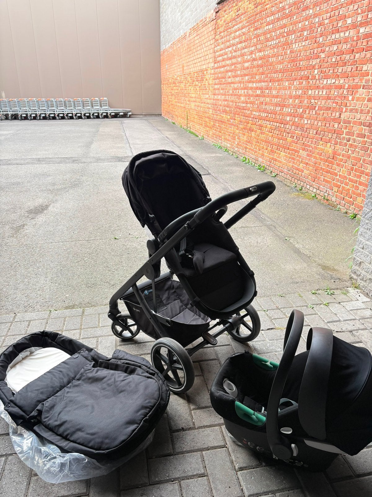 Kinderwagen- Cybex balios S lux 3 in 1, Enlèvement, Comme neuf, Poussette, Maxi-Cosi