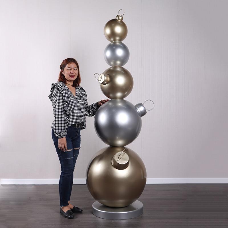 Pile de boules de Noël — Hauteur de la boule de Noël 216 cm, Divers, Enlèvement, Neuf