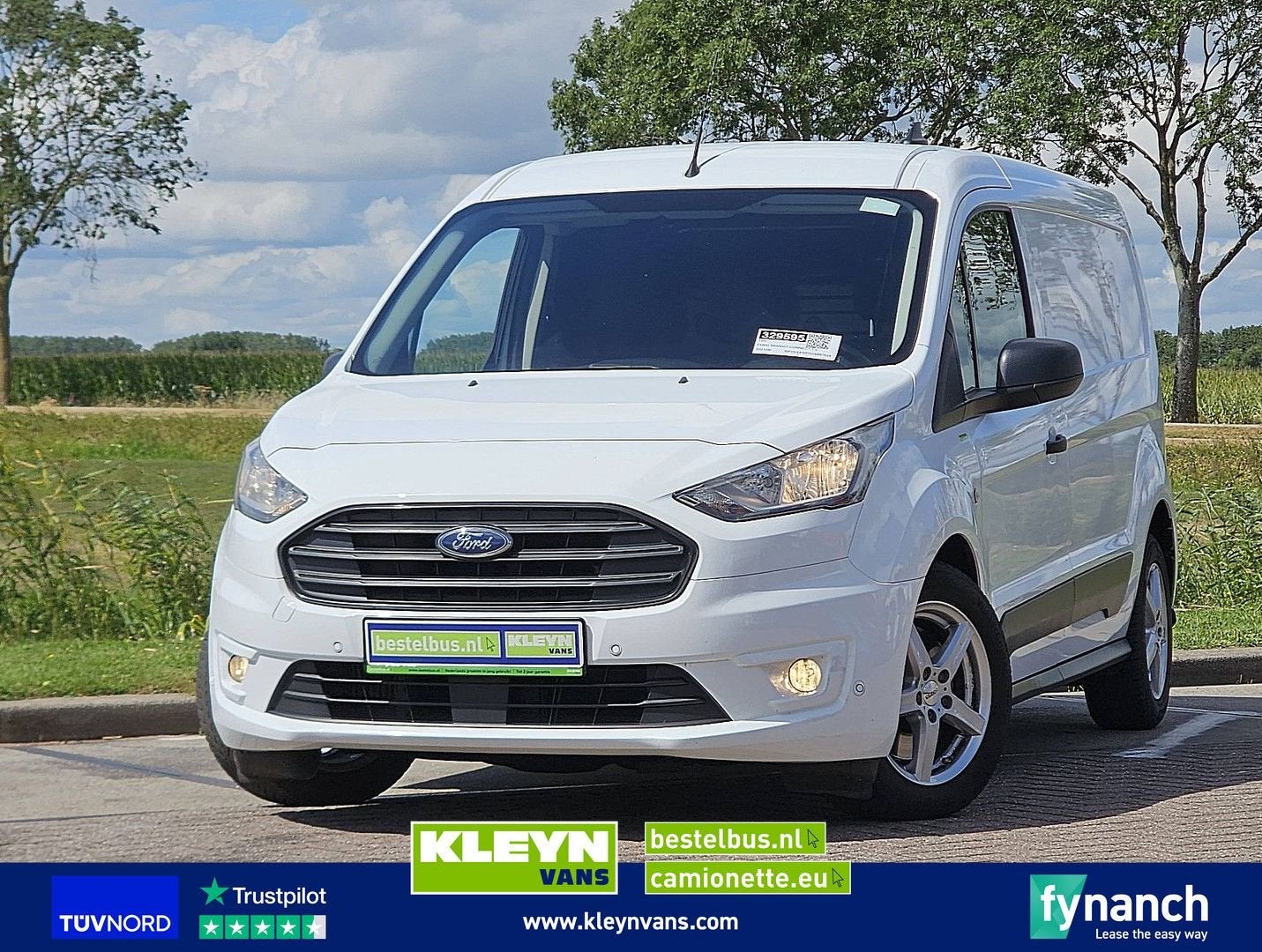 Ford TRANSIT CONNECT 1.5 L2 Lang Airco 3 Zits, Auto's, Wit, Bedrijf, Ford, Handgeschakeld