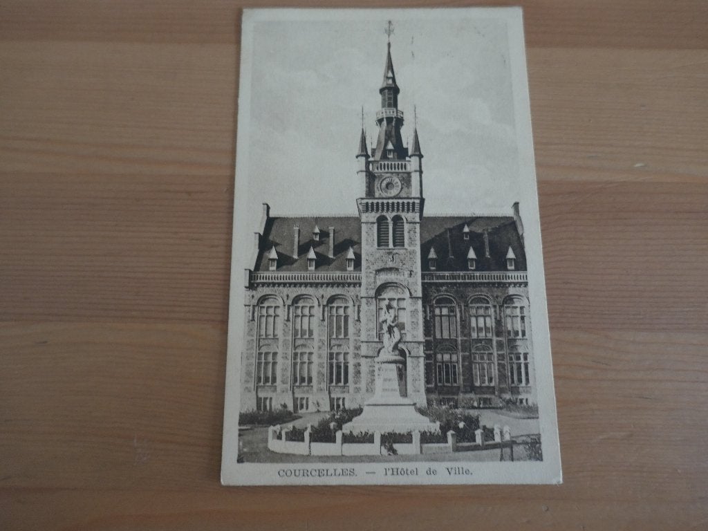 courcelles l'hôtel de ville, Verzenden, Gelopen, Henegouwen