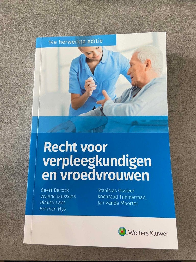 Recht voor verpleegkundigen en vroedvrouwen, Ophalen of Verzenden