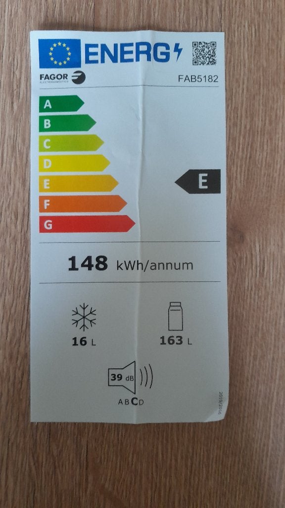 réfrigérateur, Neuf, Avec compartiment congélateur, 85 à 120 cm, Enlèvement