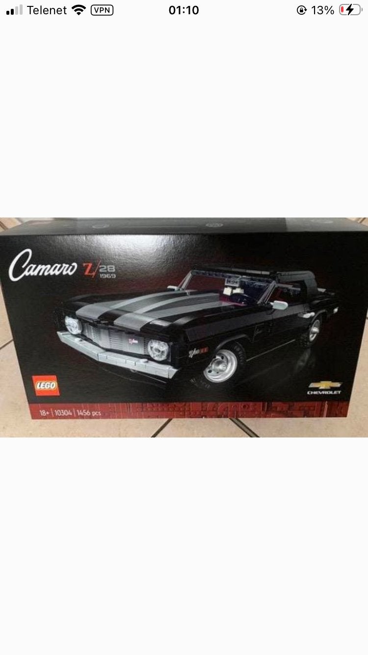Lego Camaro Z neuf dans une boîte scellée (10304), Enlèvement ou Envoi, Comme neuf