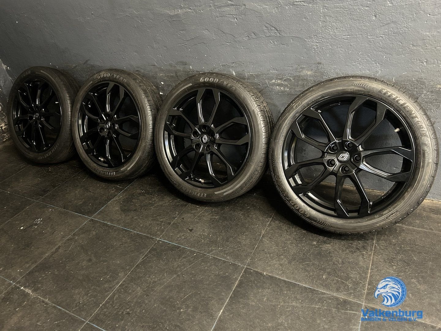 8mm! Renault Scenic Grand Scenic 20 inch zwarte velgen 5x114, Pneus et Jantes, Véhicule de tourisme, Pneus été, -