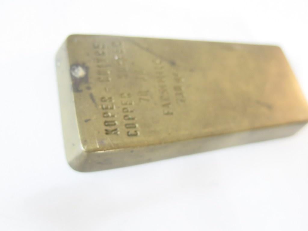 presse-lettres en lingot d'or Draeck Optics vers 1950, Enlèvement ou Envoi