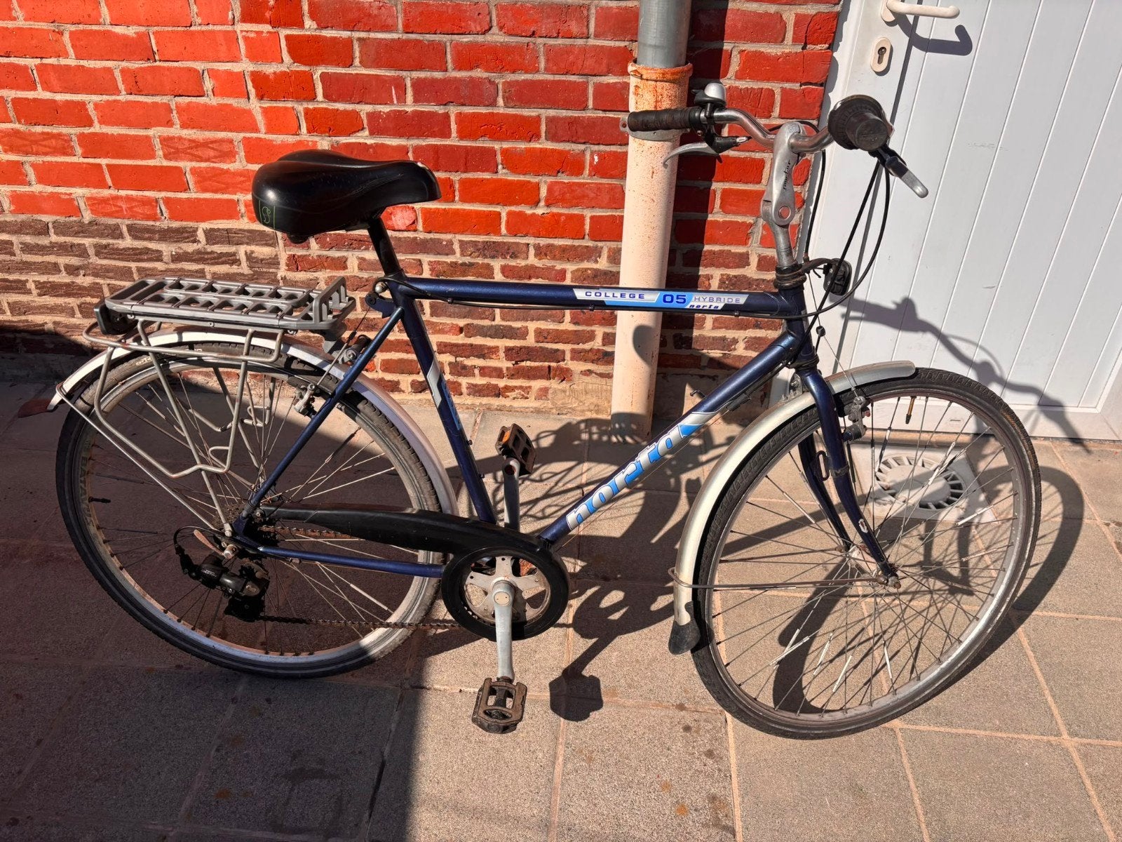 College O5 Hybride Fiets Werkend Bagagedrager, Fietsen en Brommers, Ophalen, Gebruikt, Minder dan 10 versnellingen, Overige merken