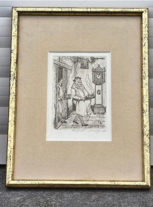 Gravure signe seuley c 88, Enlèvement ou Envoi, Gravure