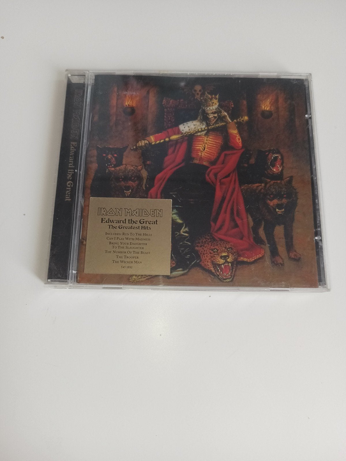 Iron Maiden Edward the great : the greatest hits compilation, Heavy metal, Enlèvement ou Envoi, Comme neuf, Compilation