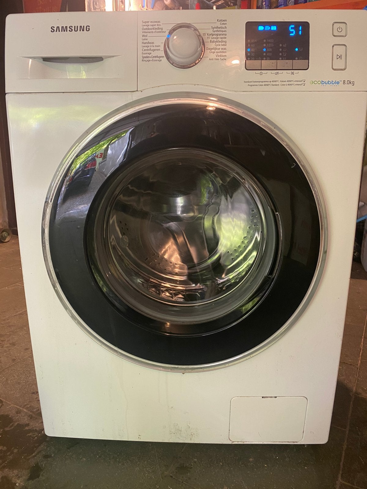 Lave linge SAMSUNG, 6 à 8 kg, Enlèvement, Utilisé, Chargeur frontal