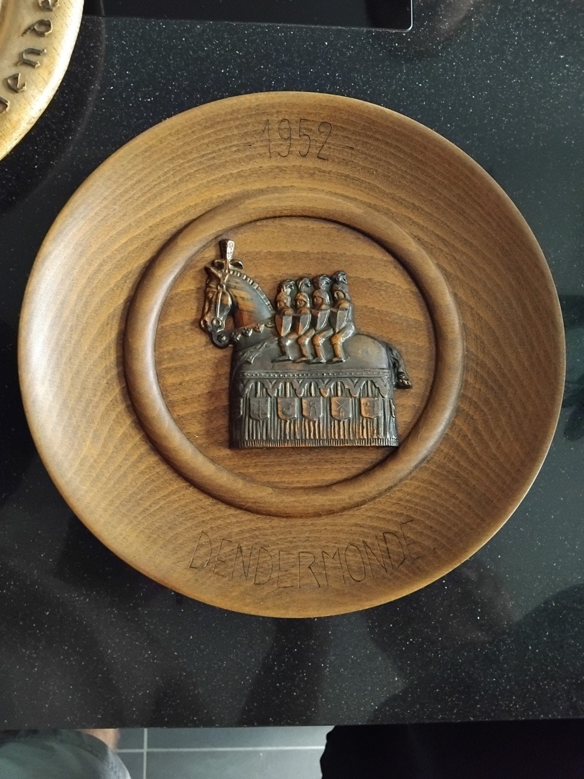ros beiaard 1952 sierbord, Ophalen of Verzenden