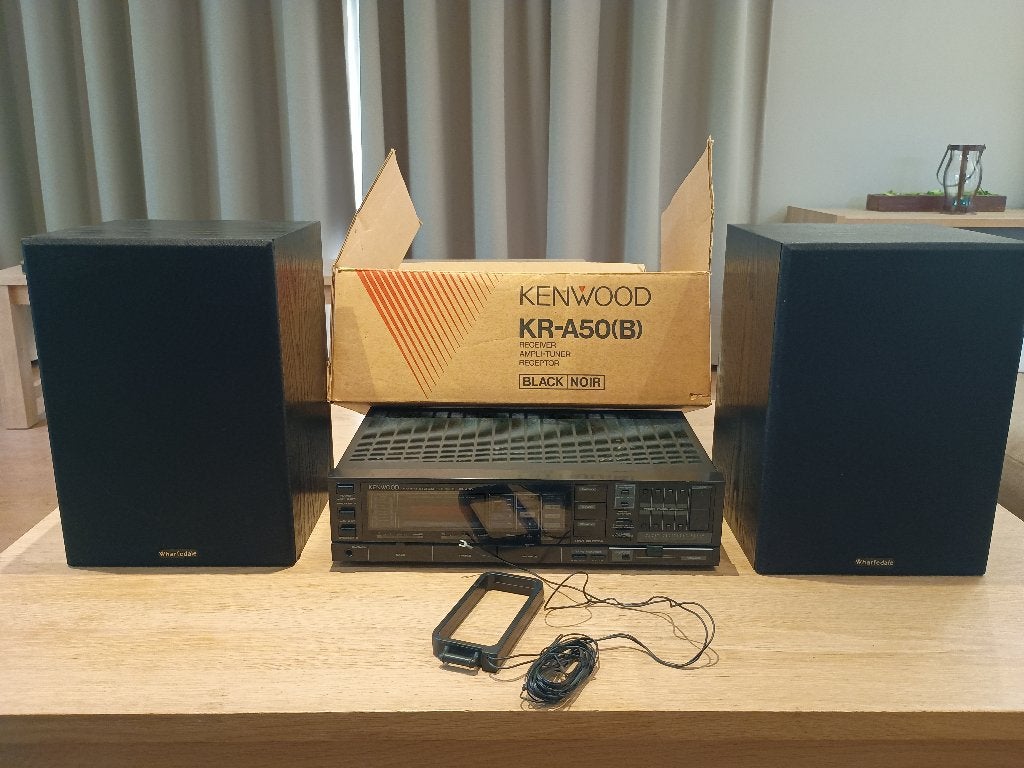 Kenwood KR-A50 (B) + Wharfedale Ritz Diamond, Enlèvement, Utilisé, Haut-parleurs, Autres marques