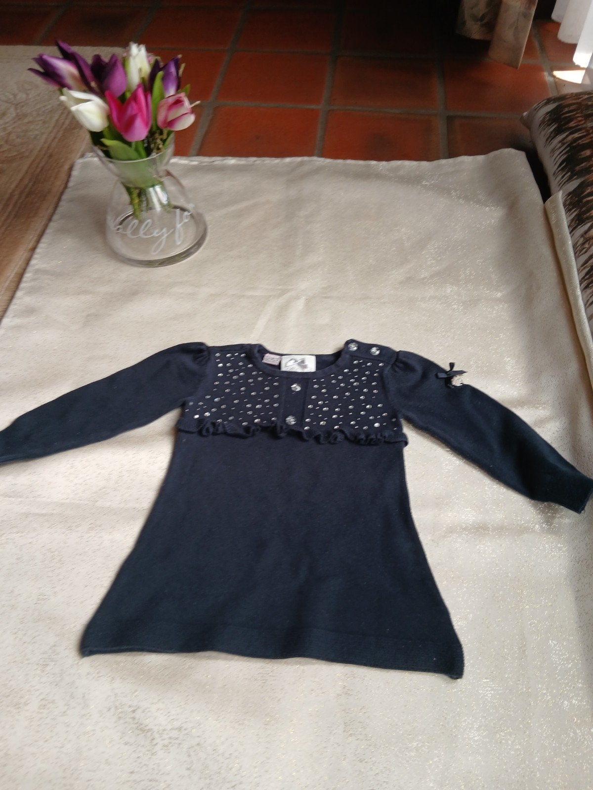 Donkerblauw kleedje Le Chic – maat 80, Enlèvement ou Envoi