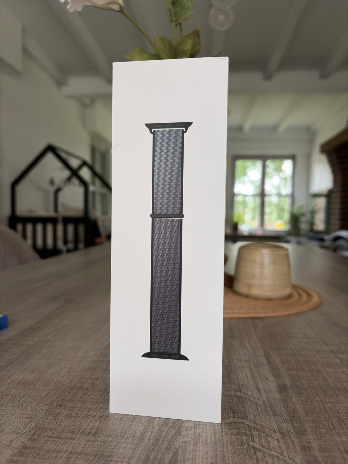 Apple nylon sportsband loop 46mm grey, Handtassen en Accessoires, Smartwatches, Ophalen, Zo goed als nieuw