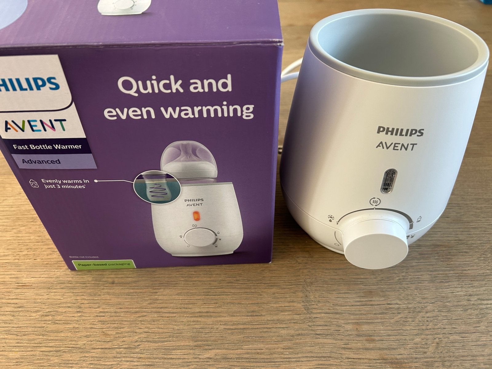 Philips Avent Advanced flessenwarmer, Kinderen en Baby's, Ophalen of Verzenden, Zo goed als nieuw, Flessen- of potjesverwarmer