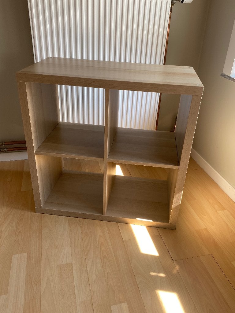 Kallax Ikea, Ophalen, Met plank(en), Eikenhout, 50 tot 100 cm