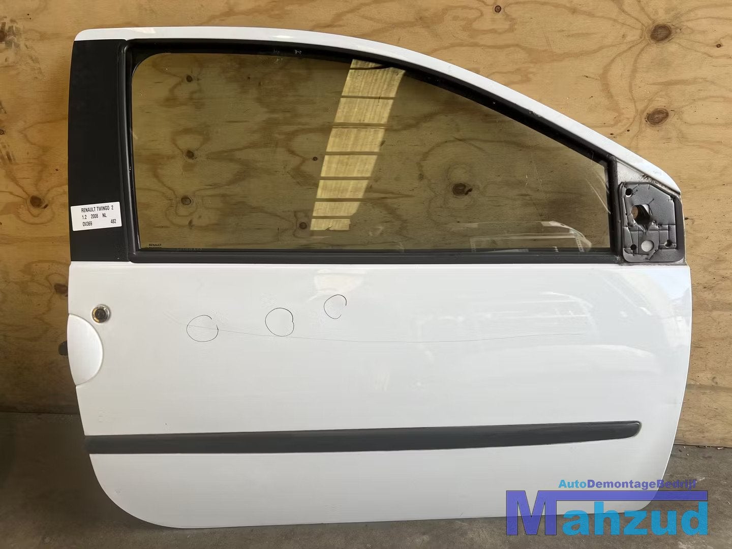 RENAULT TWINGO 2 WIT OV369 Rechts deur 2007-2014, Renault Group, Gebruikt, Contact.group@renault.com, Avenue du General Leclerc 122bis
92100  Boulogne-Billancourt, FR