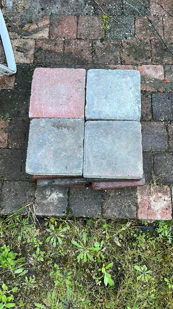 22 Klinkers 15 op 15, Tuin en Terras, Ophalen, Zo goed als nieuw, Klinkers