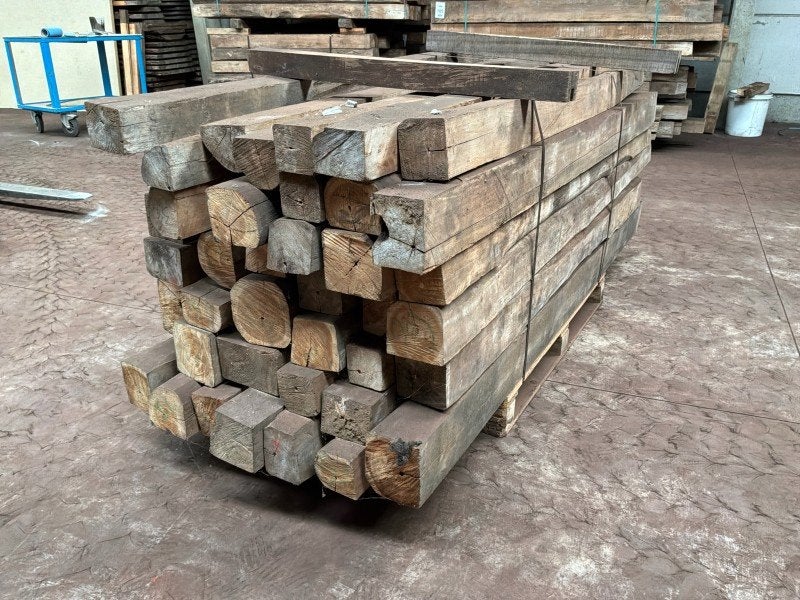 Balken in Teak hout (37x), Zakelijke goederen