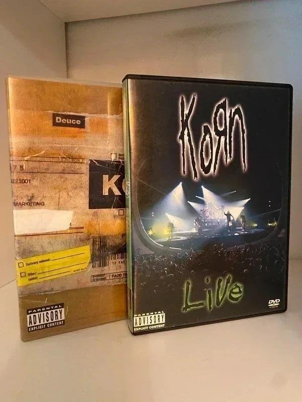 Korn 2 Dvds 02', Verzenden, Gebruikt, Concert, Inclusief DVD