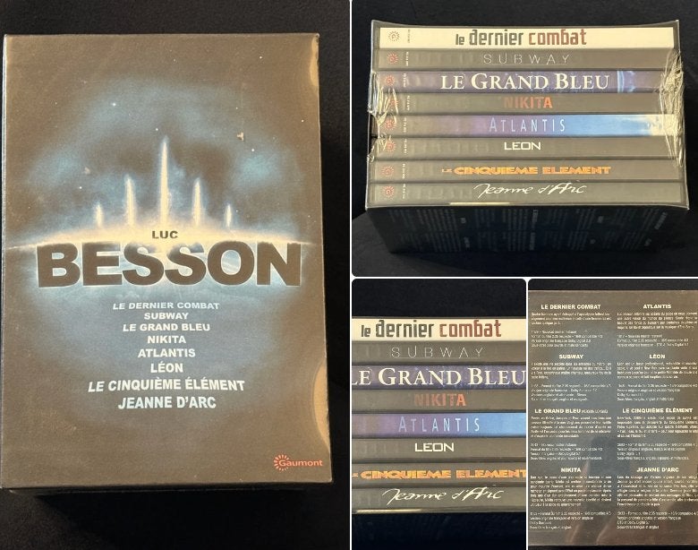 Luc Besson - Collector's item - Zeldzame DVD-box van 8 films, Cd's en Dvd's, Nederlands, Ophalen of Verzenden, 1980 tot 2000, Nieuw in verpakking