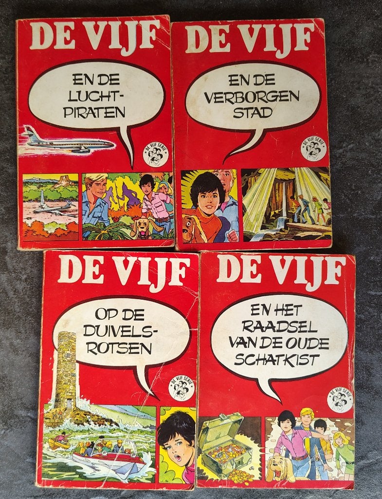 De vijf, Boeken, Gelezen, Ophalen of Verzenden, Fictie, Enid Blyton