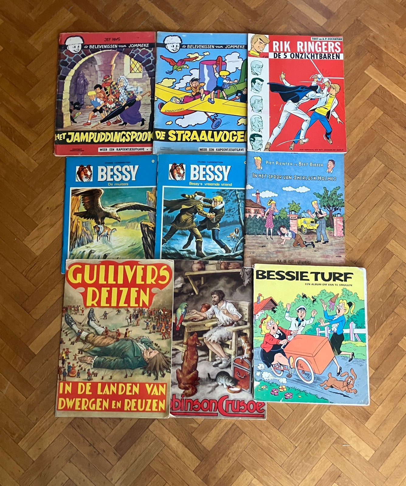 9 strips (jaren 1960), Boeken, Meerdere comics, Ophalen, Gelezen, Europa