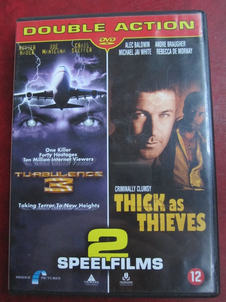 Turbulence 3 + Thick as Thieves (2 films sur 1 DVD), CD & DVD, Enlèvement ou Envoi, Anglais, Thriller d'action, À partir de 16 ans