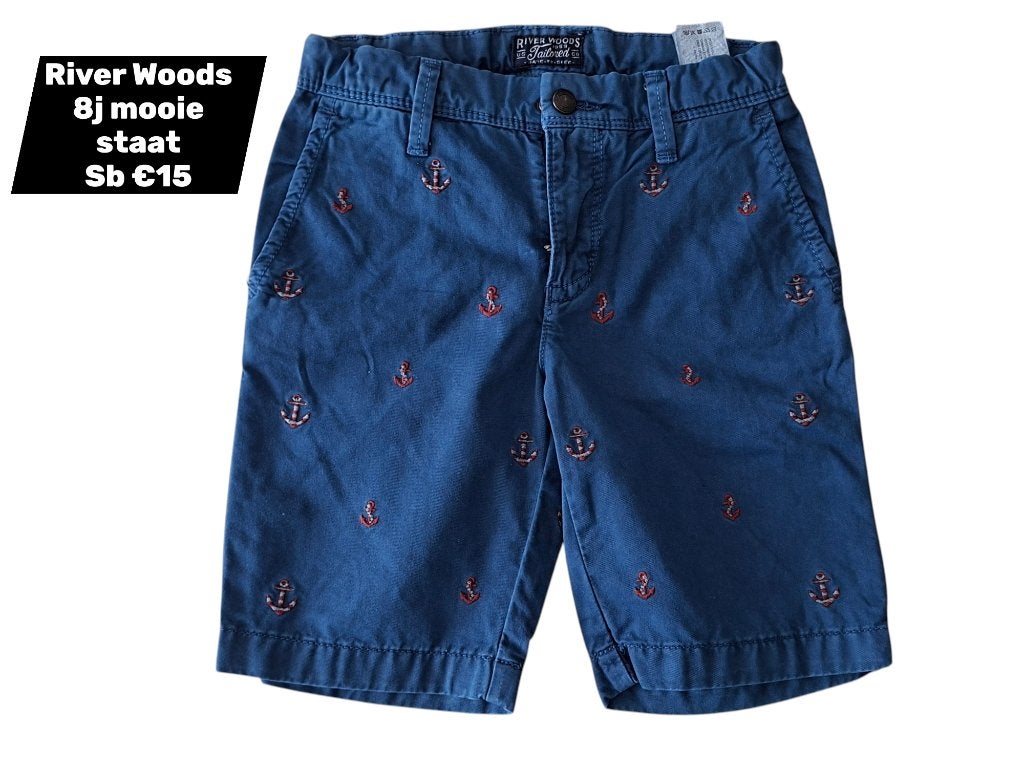 schorten jongens maat 128, Pantalon, Garçon, Comme neuf, Enlèvement