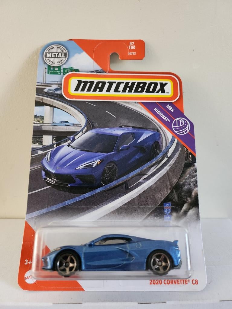 Matchbox Corvette C8 2020 (2020) American blister, Ophalen of Verzenden