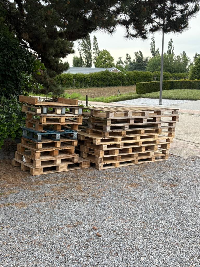 Gratis paletten, Doe-het-zelf en Bouw, Hout en Planken, Ophalen, Gebruikt
