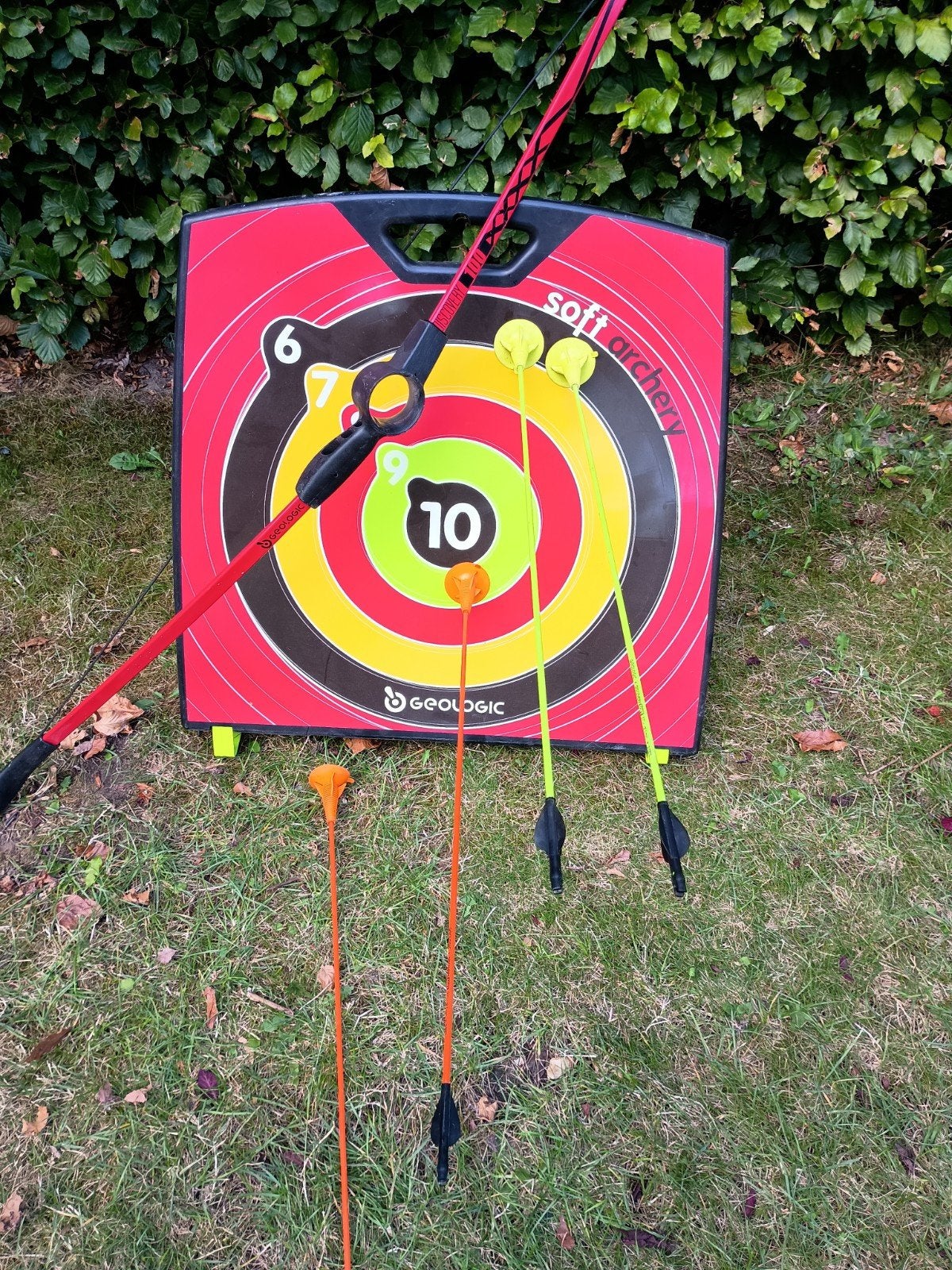 boogschieten compleet, Sport en Fitness, Handboogschieten, Ophalen, Gebruikt, Pijlen