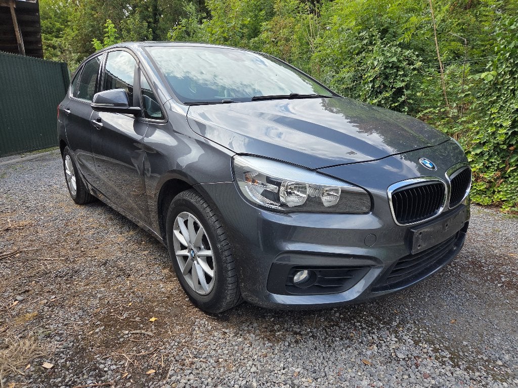 Bmw 216 Activé Tourer, Autos, Argent ou Gris, Euro 6, Carnet d'entretien, Noir