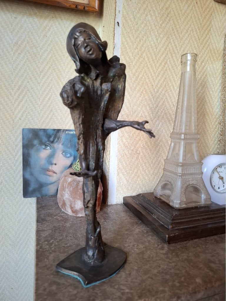 Origineel brons Jean Delcourt 1939-2026, Ophalen of Verzenden, Brons