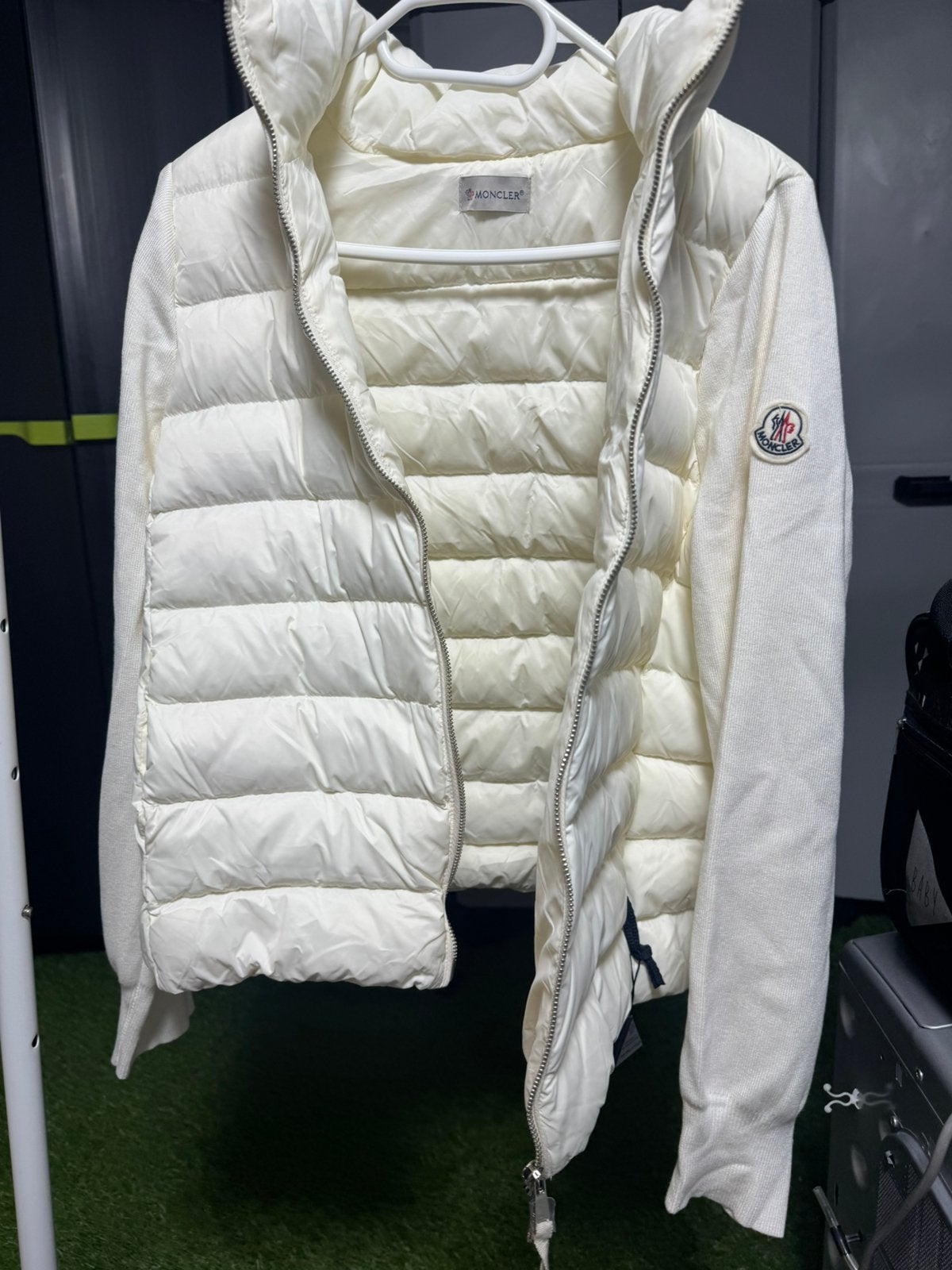Moncler Cardigan Jacket, Kleding | Heren, Ophalen of Verzenden, Nieuw, Maat 52/54 (L), Beige