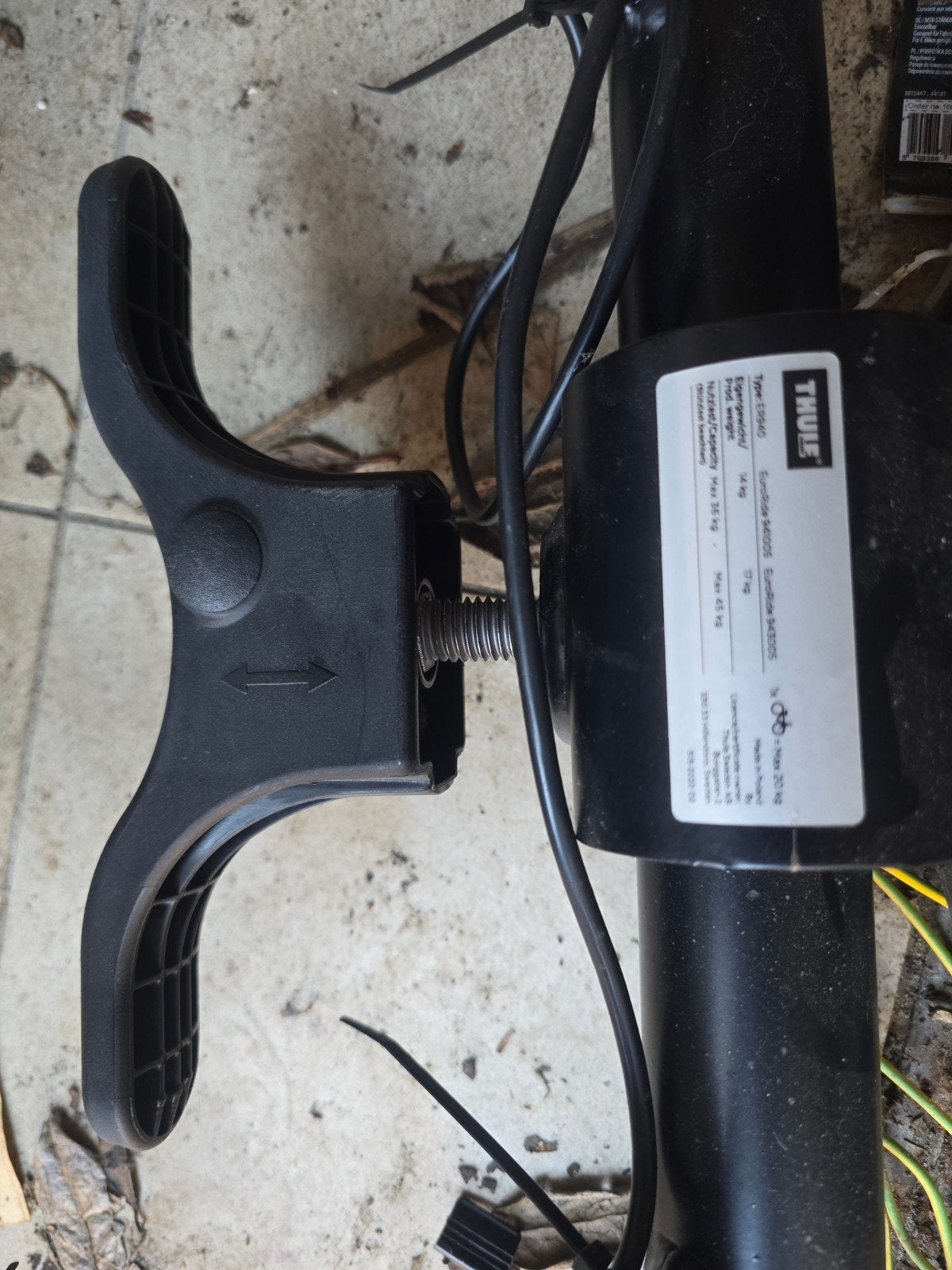 Porte velo Thule (2 vélos). Modèle ER940 (euroride 940).