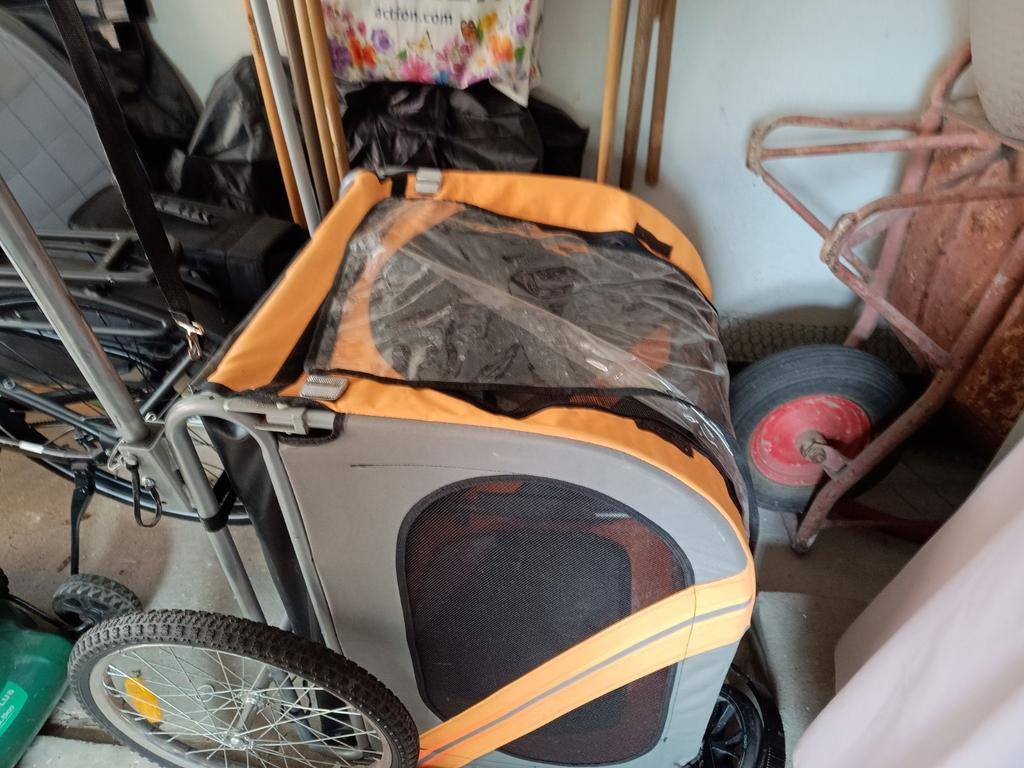 Fietskar kind/hond lichte gebruikssporen., Ophalen, Gebruikt, 60 tot 80 kg