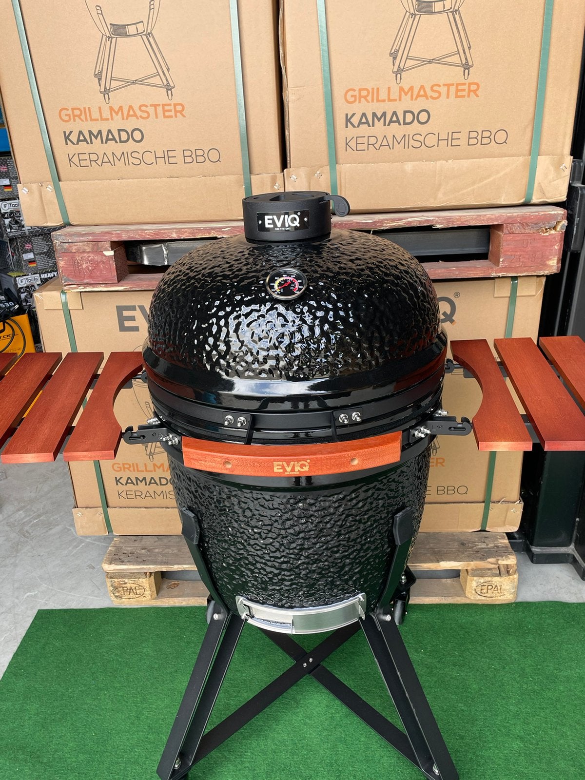 OPRUIMING ! Nieuwe Eviq XL Kamado 48cm grillrooster BBQ’s, Enlèvement, Neuf